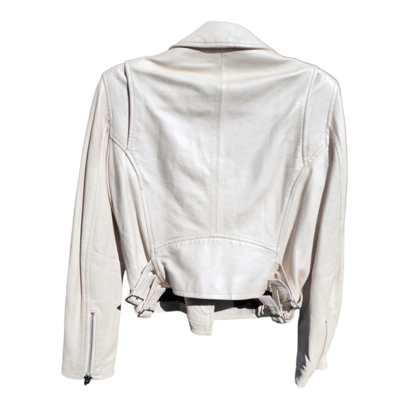 IRO Ashville Leather Moto Biker Jacket size 40 - Picture 16 of 17